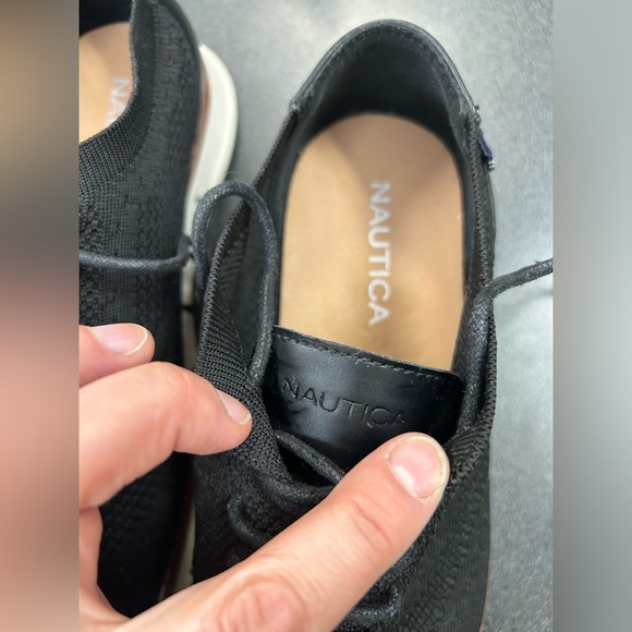 Men’s black dress shoes white sole - Picture 4 of 5